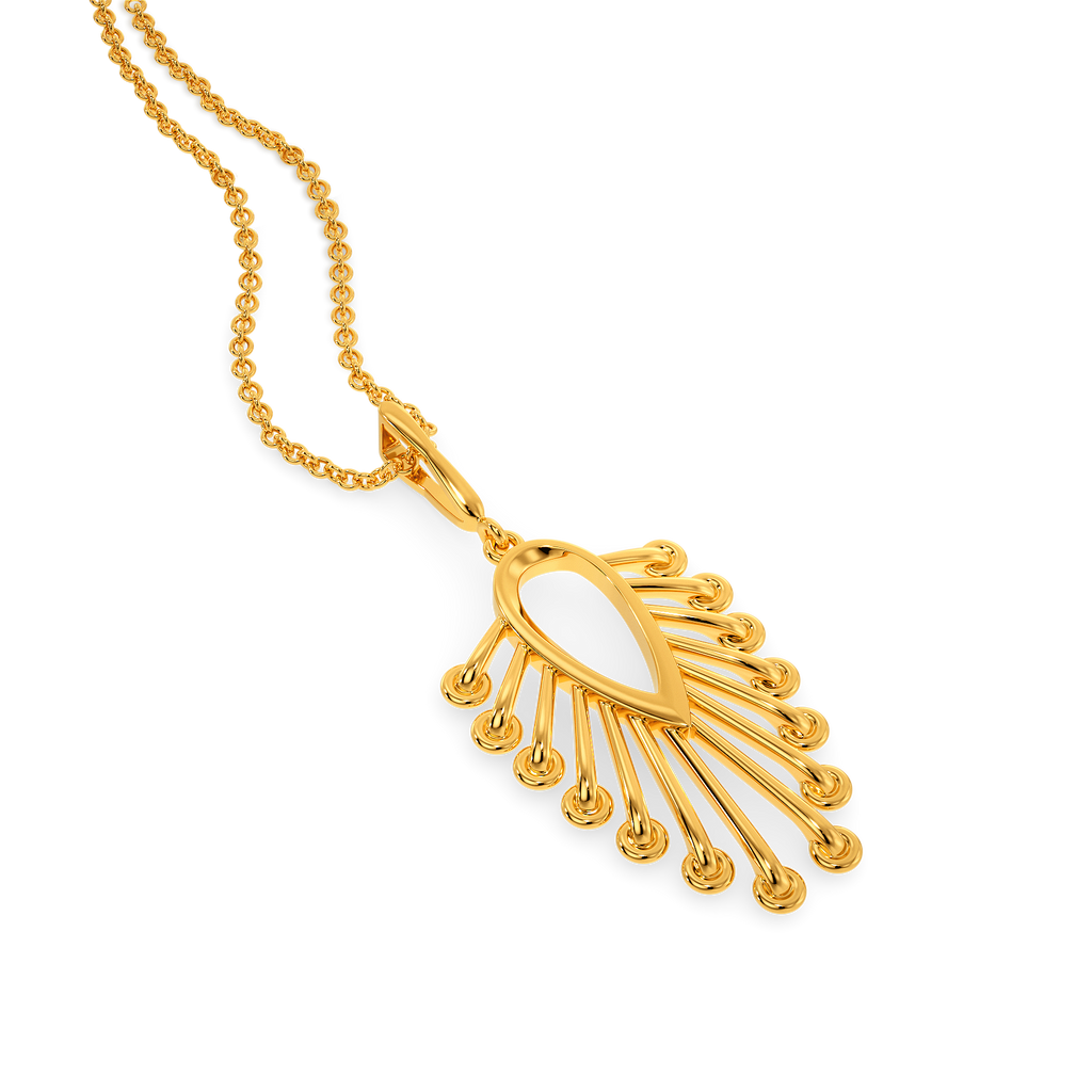Lace Jade Gold Pendants