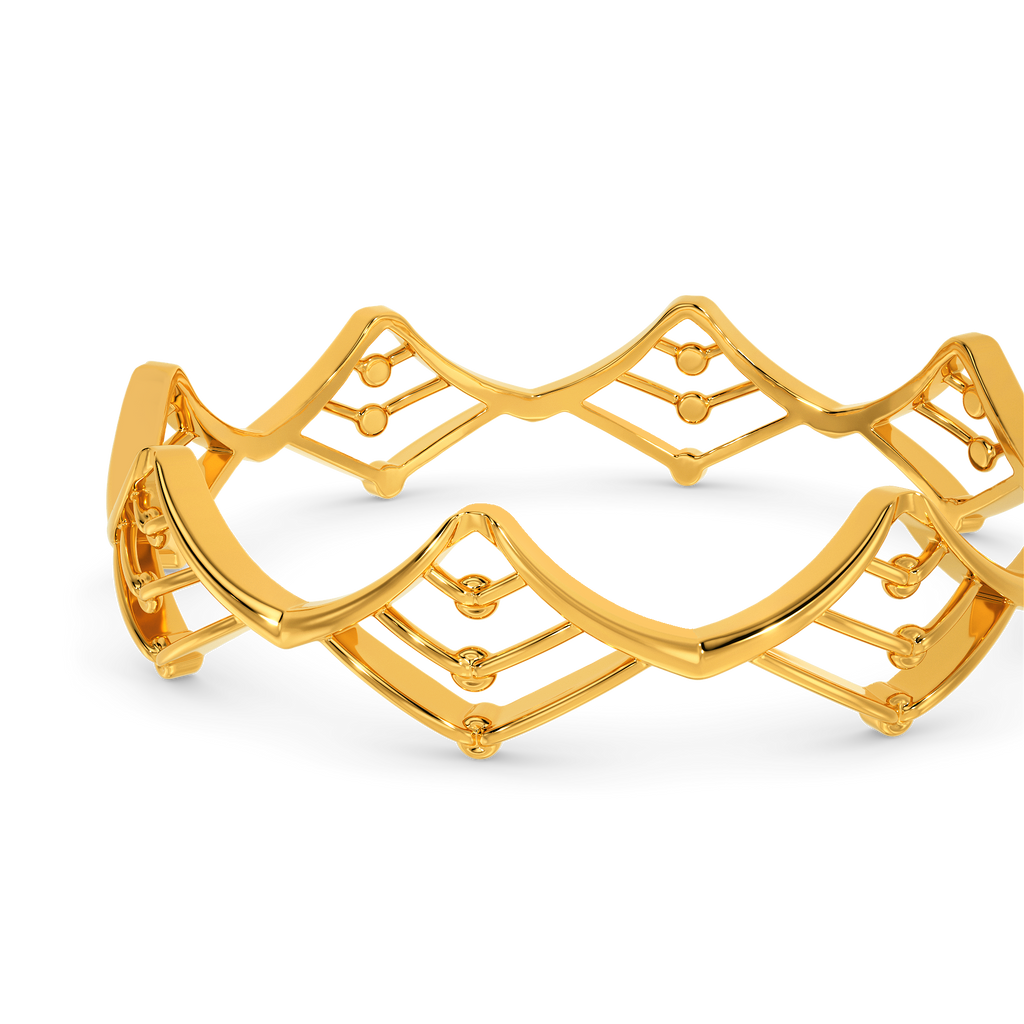 Knot It Up Gold Bangles