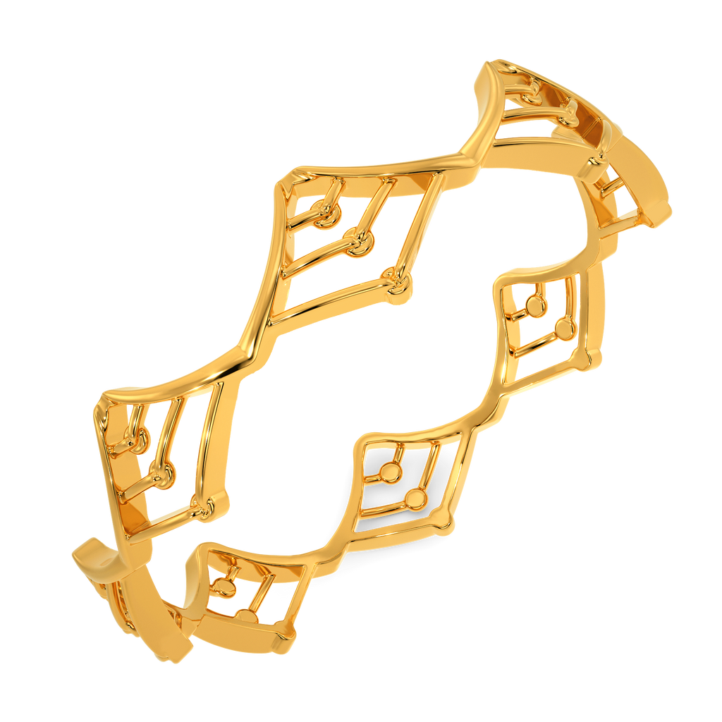 Knot It Up Gold Bangles