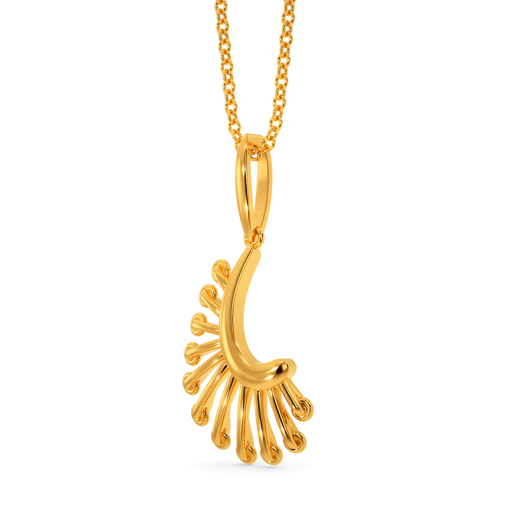 Lace Shimmer Gold Pendants