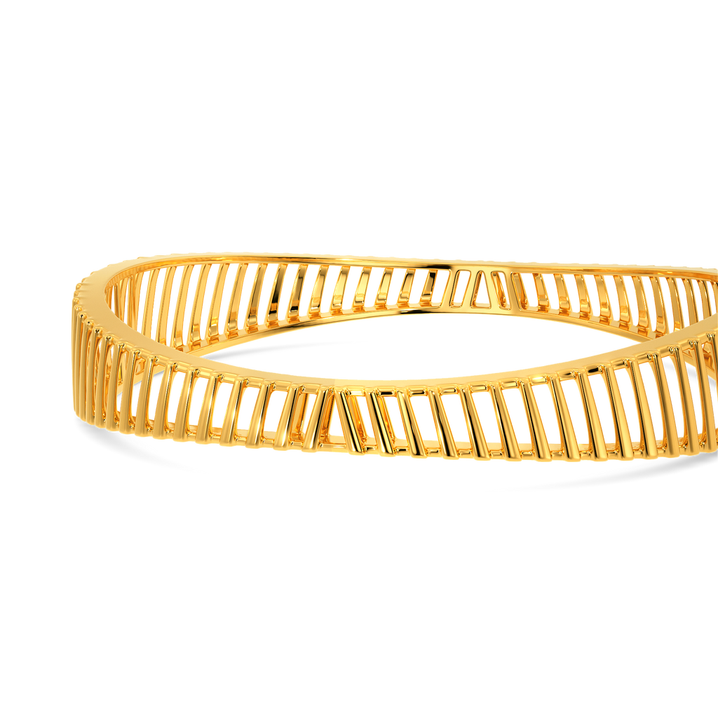 Spot The Lace Gold Bangles