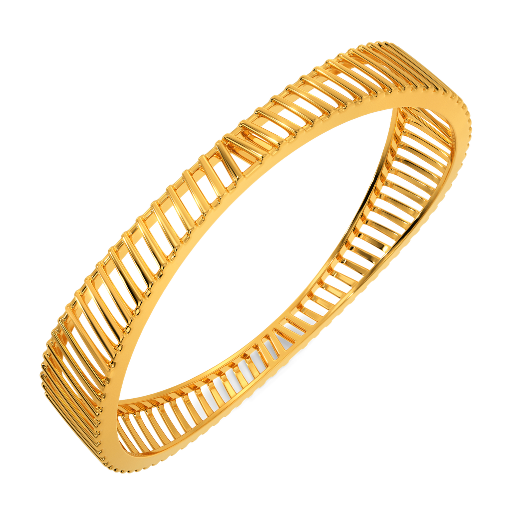 Spot The Lace Gold Bangles