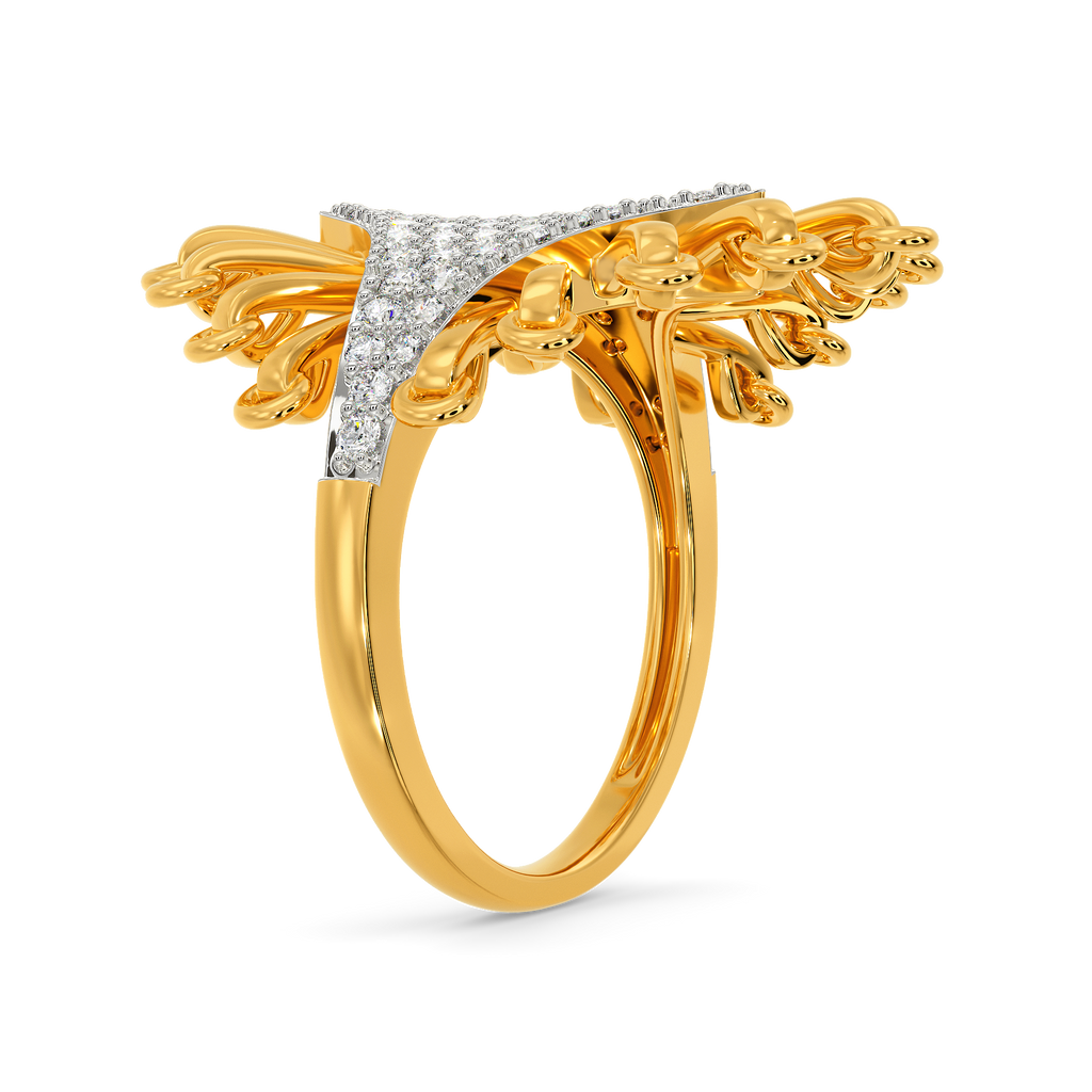 Lace Sparkle Diamond Rings image