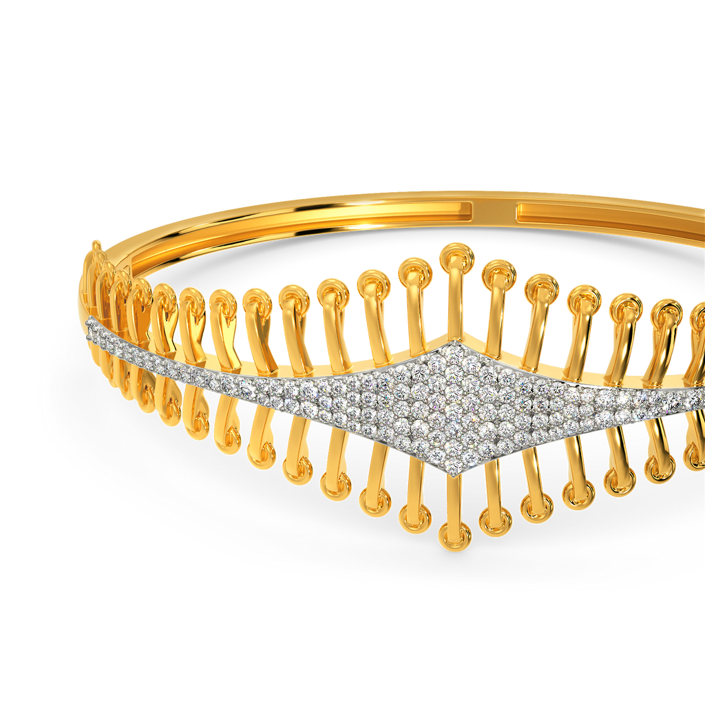 Lace Sparkle Diamond Bangles