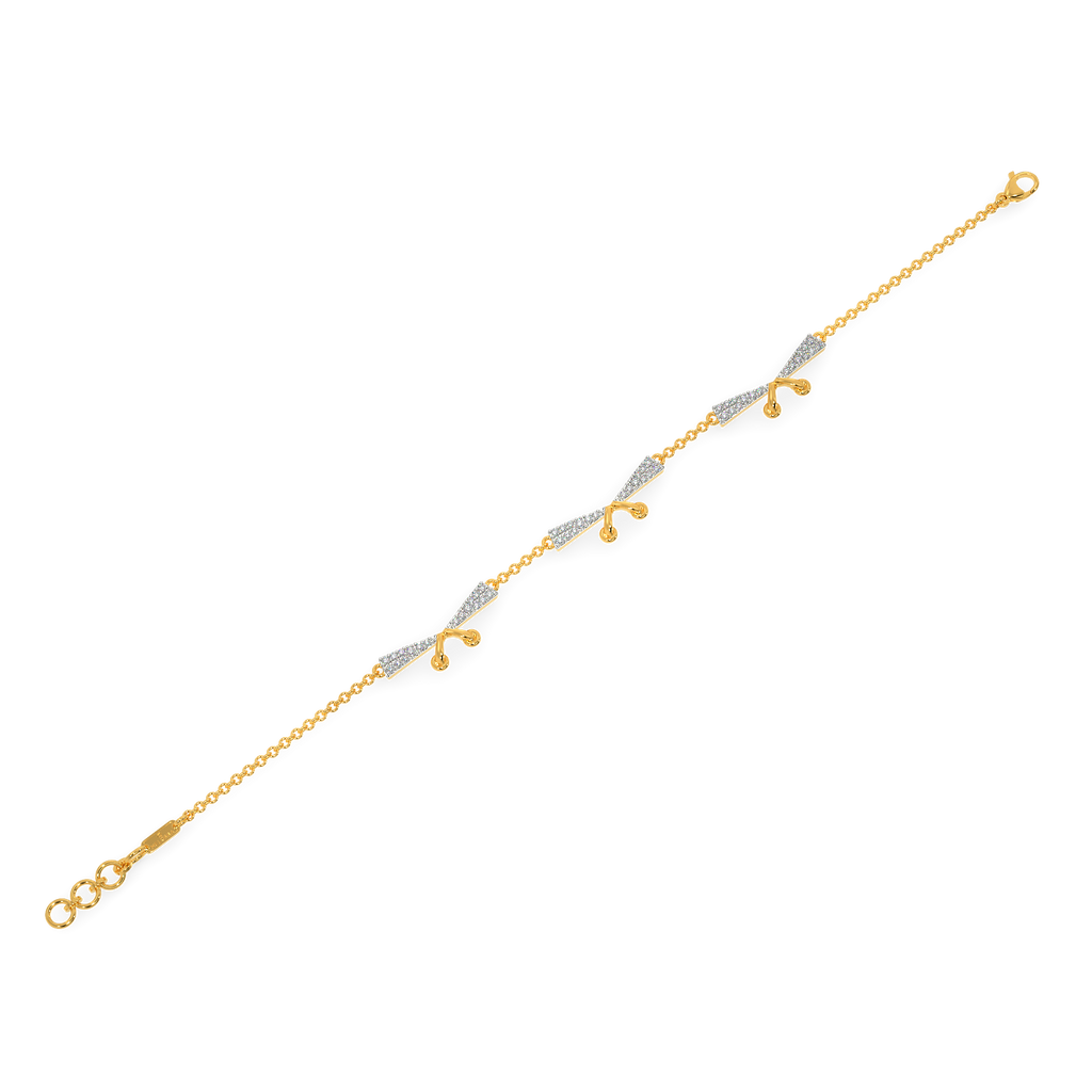 Knot Tied Diamond Bracelets