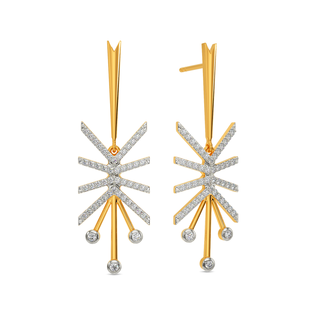 Lace Drama Diamond Earrings