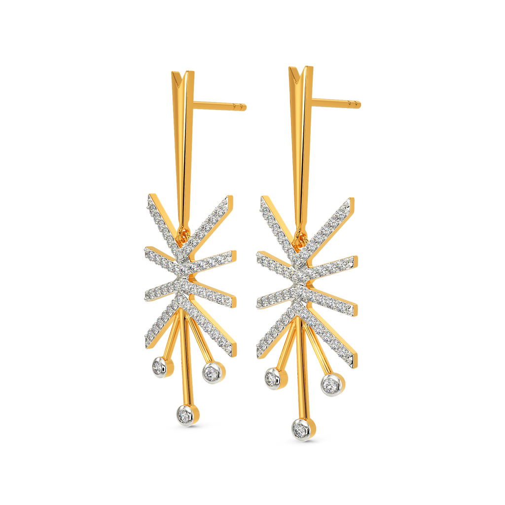 Lace Drama Diamond Earrings