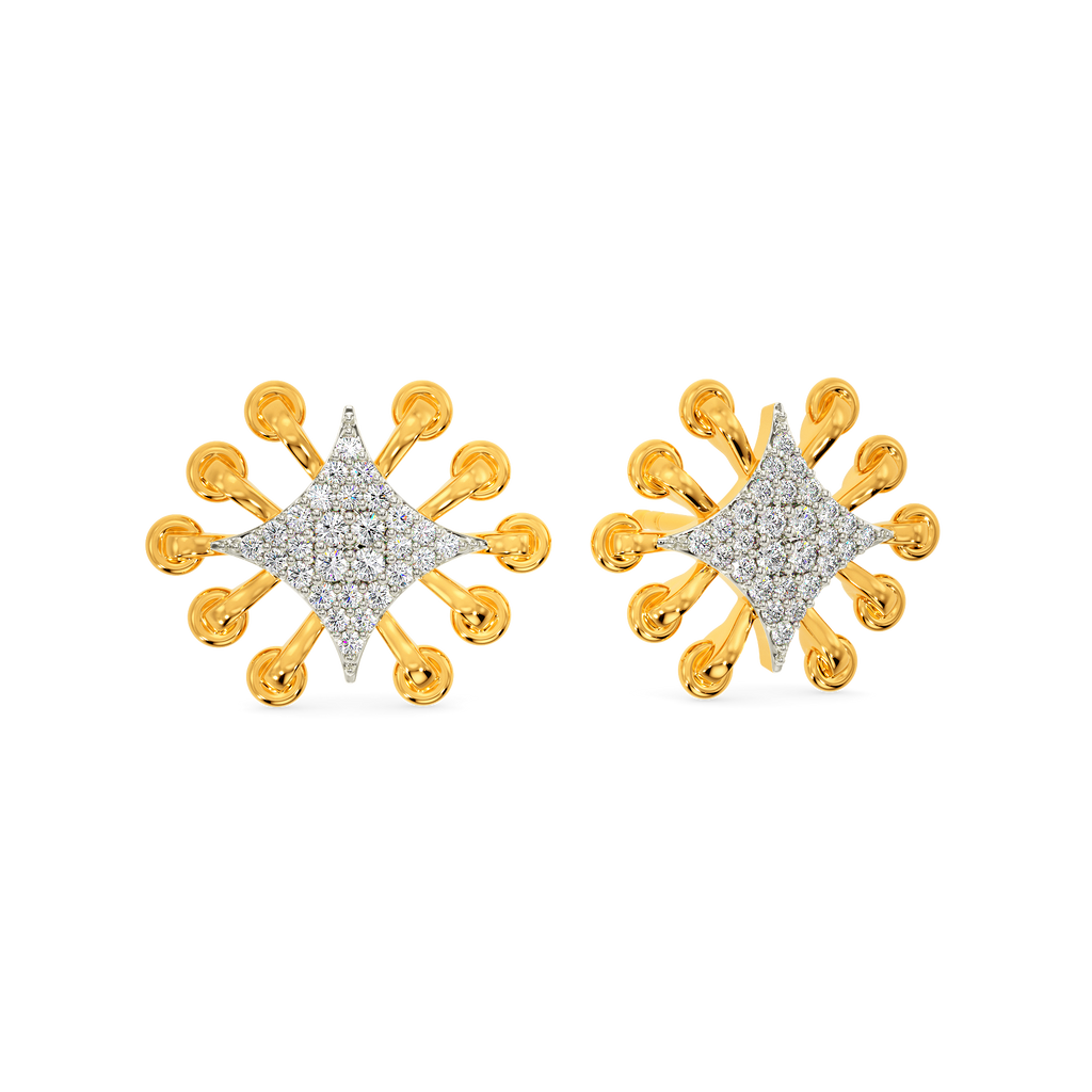 Lace About It  Diamond Earrings