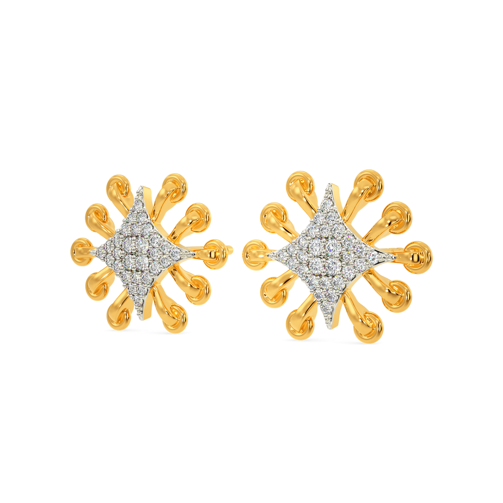Lace About It  Diamond Earrings