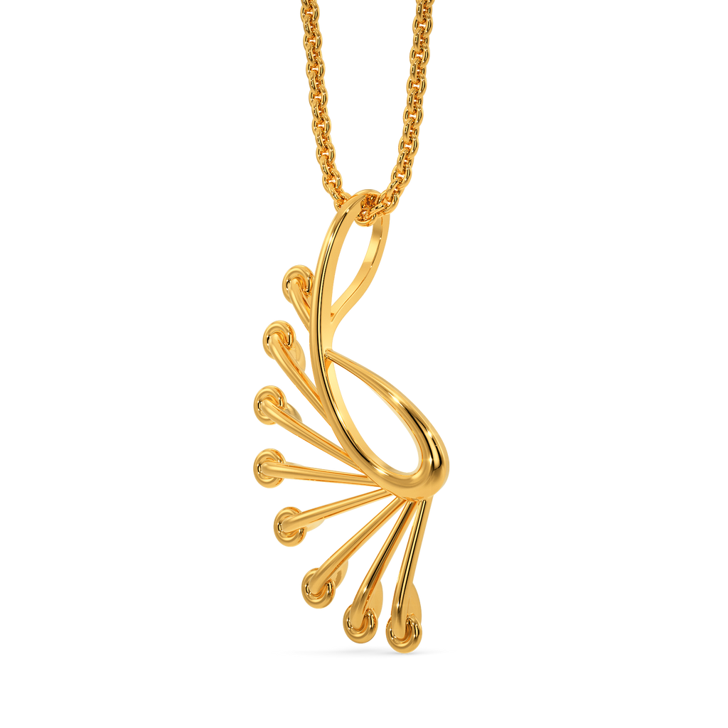 Lace Tale Gold Pendants