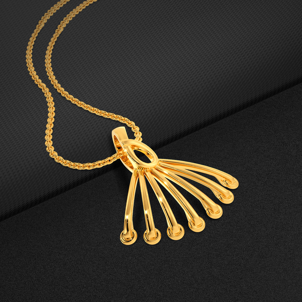 Laced Gold Pendants