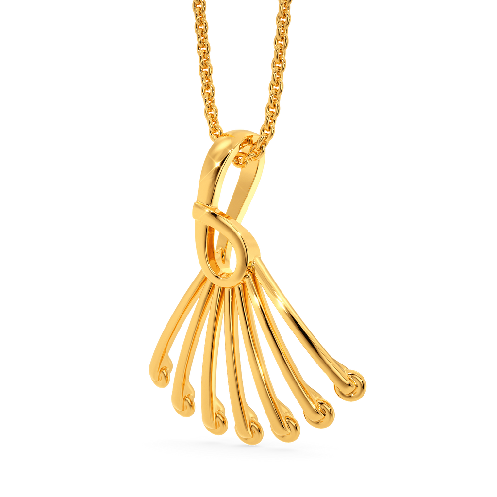 Laced Gold Pendants