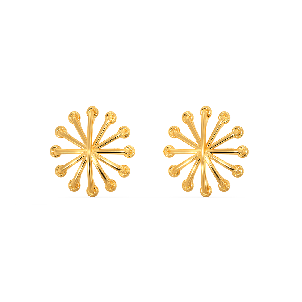 Lace Zeal  Gold Earrings