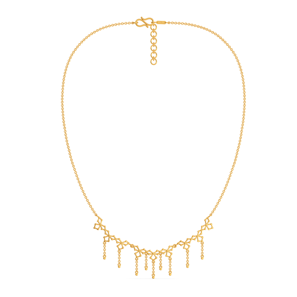 Bound by Strings Gold Necklaces