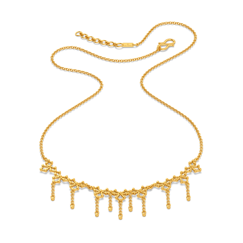 Bound by Strings Gold Necklaces