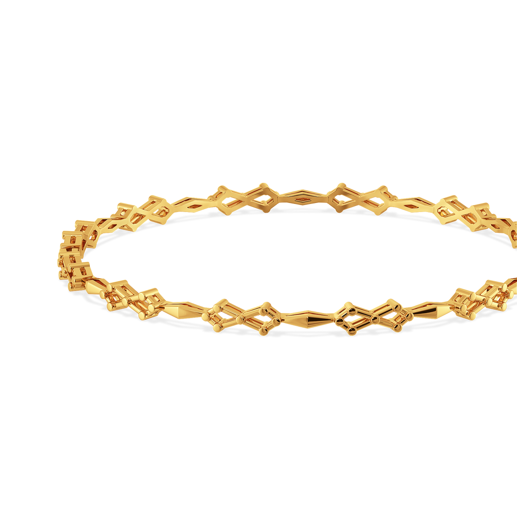 Bound by Strings Gold Bangles
