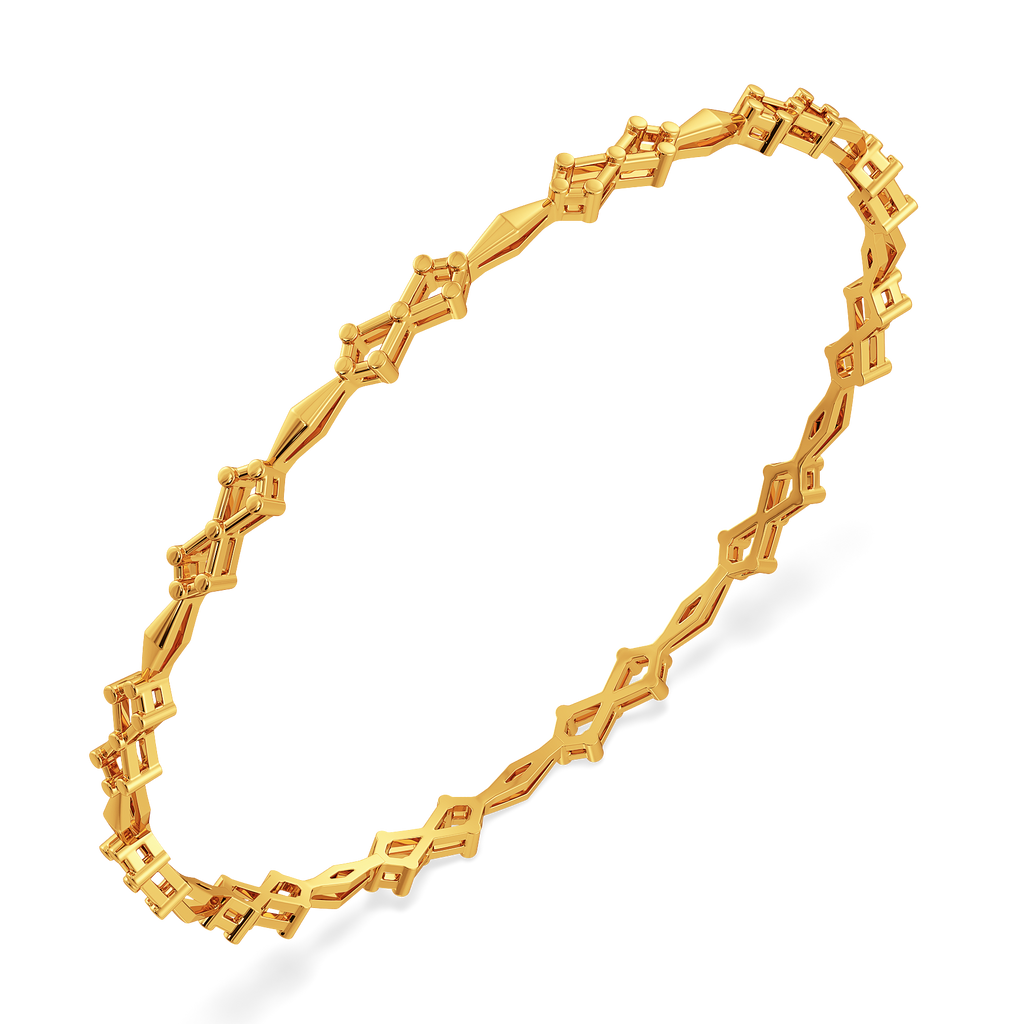 Bound by Strings Gold Bangles