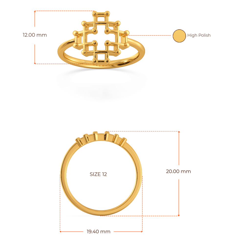 Entangled in Love Gold Rings image