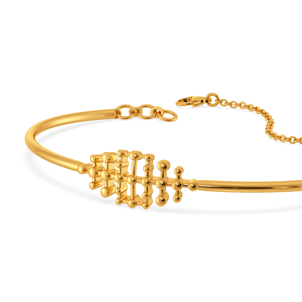 Strung With Love Gold Bangles