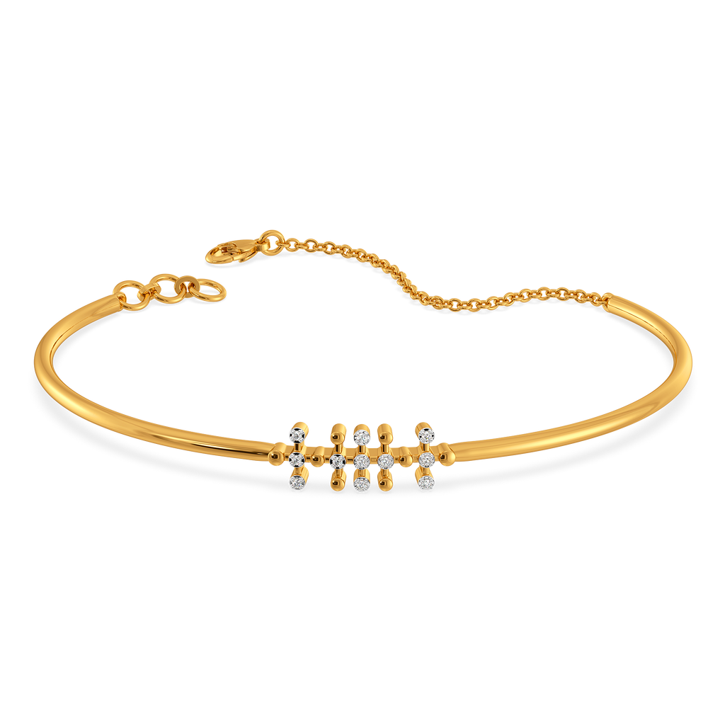 Beaded Bond Diamond Bangles