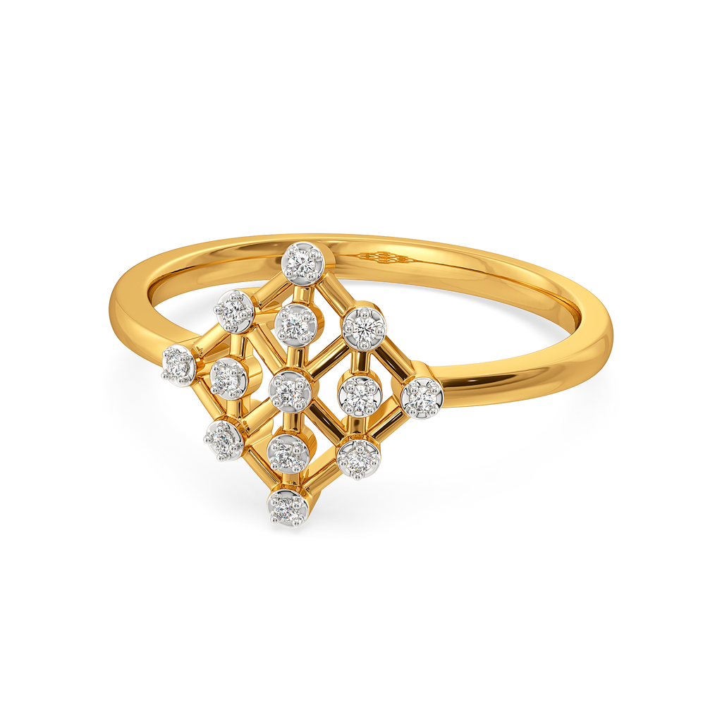 Beaded Edit Diamond Rings alternate view 2