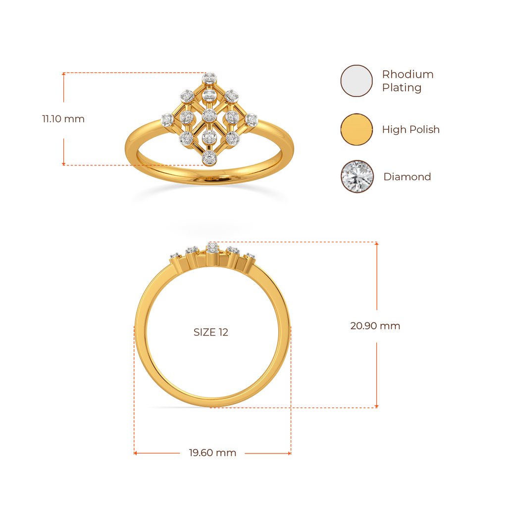 Beaded Edit Diamond Rings image