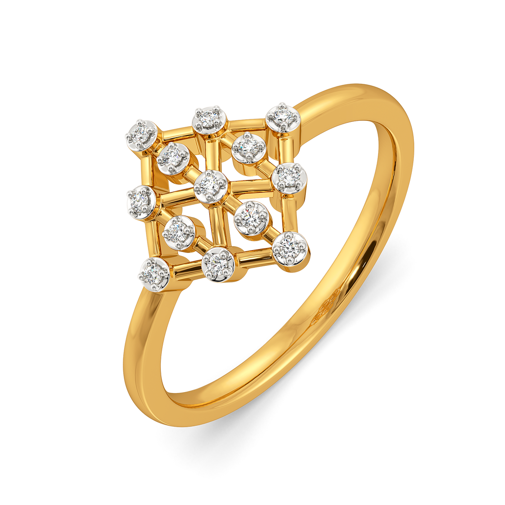 Beaded Edit Diamond Rings