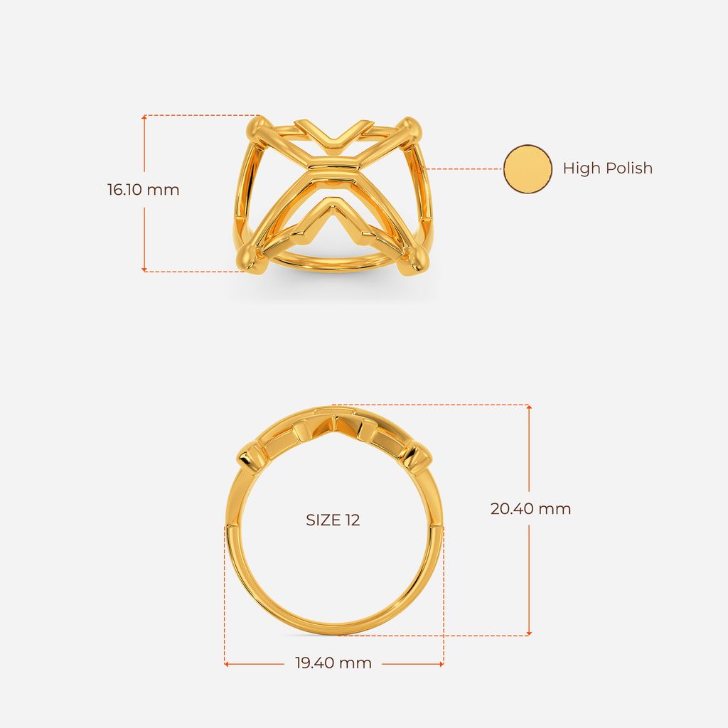 A Shot Of Glitz Gold Rings image