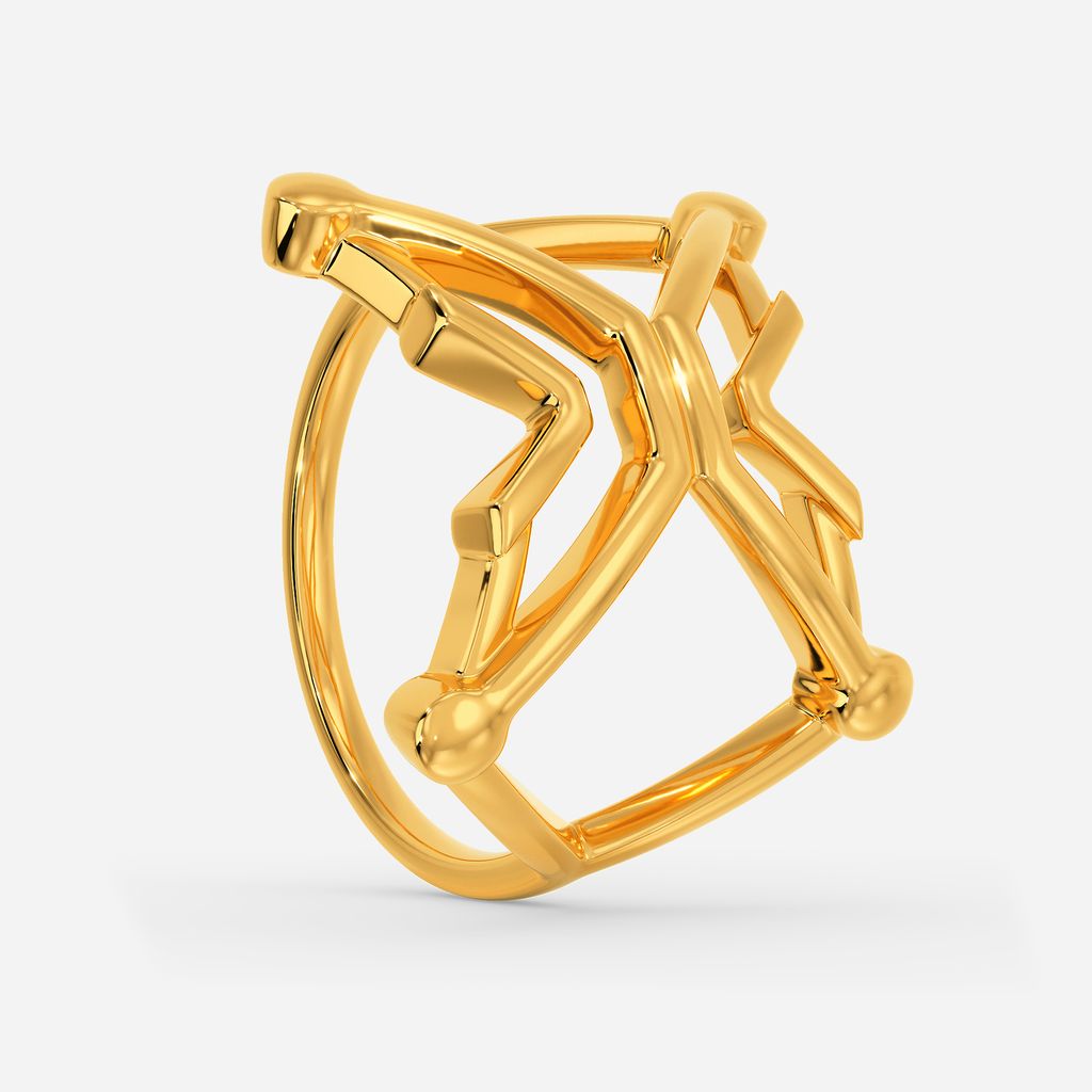 A Shot Of Glitz Gold Rings image