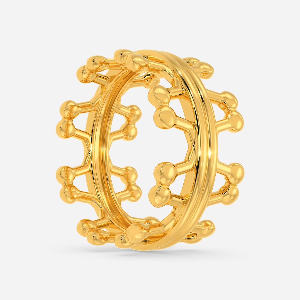 Multiple Dimensions Gold Rings image