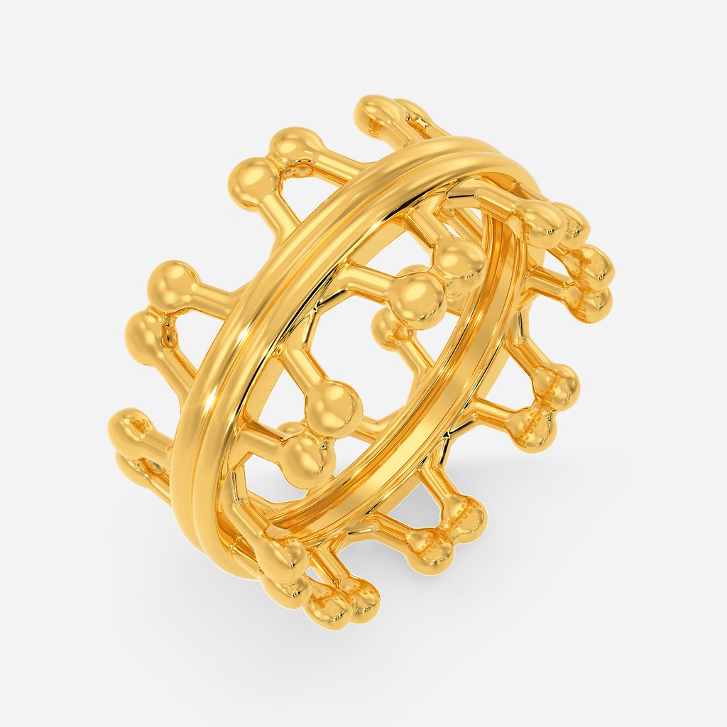 Multiple Dimensions Gold Rings