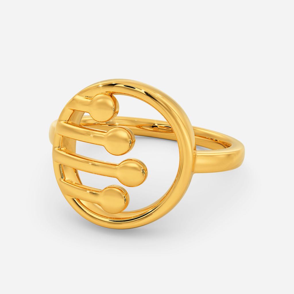 Manifold Dimensions Gold Rings alternate view 2