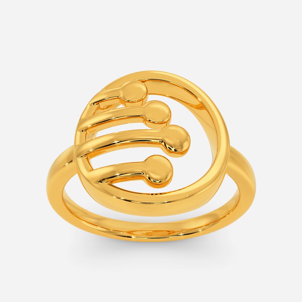 Manifold Dimensions Gold Rings alternate view 3