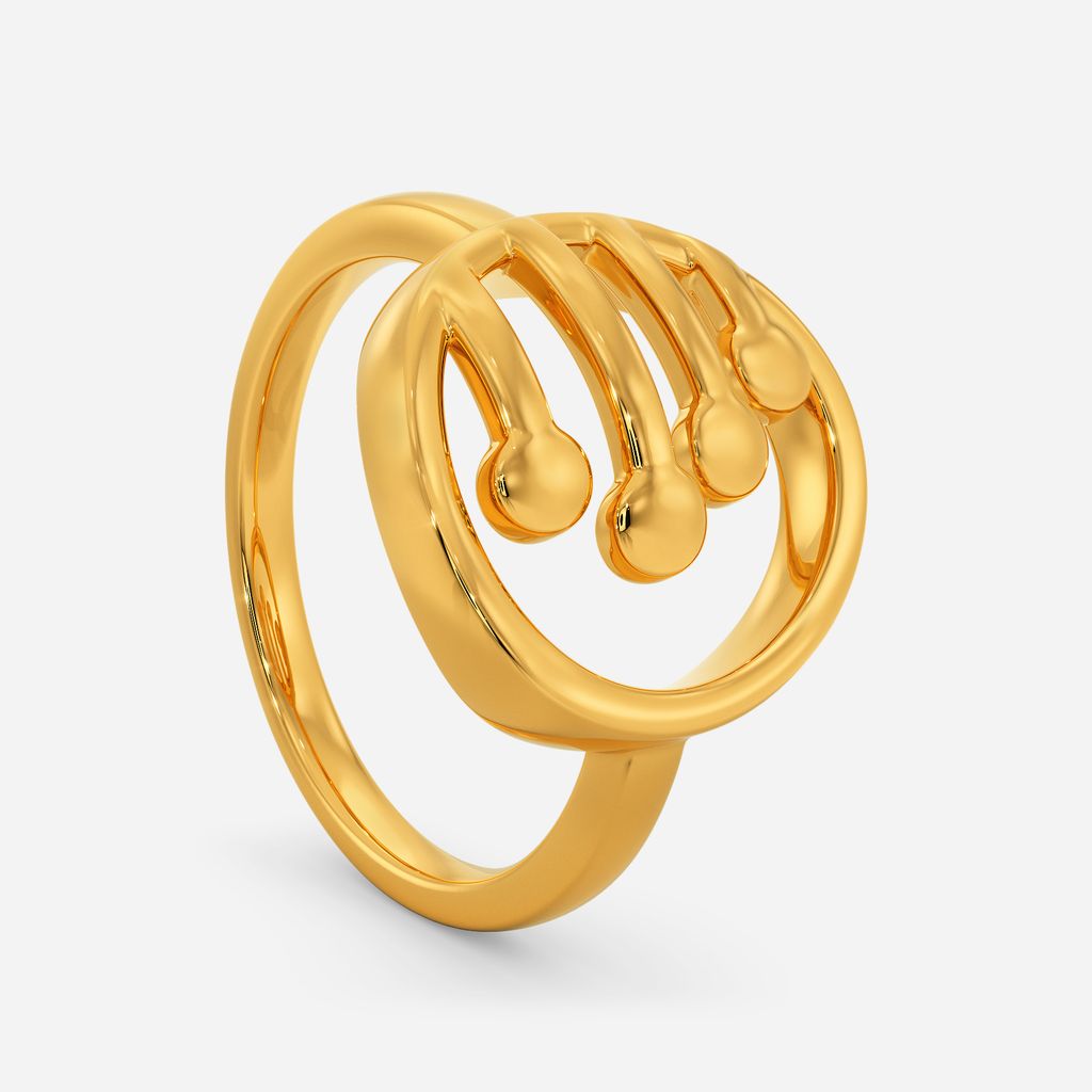 Manifold Dimensions Gold Rings image