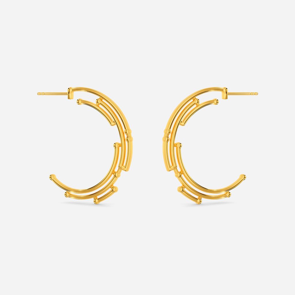 Future Genesis Gold Earrings