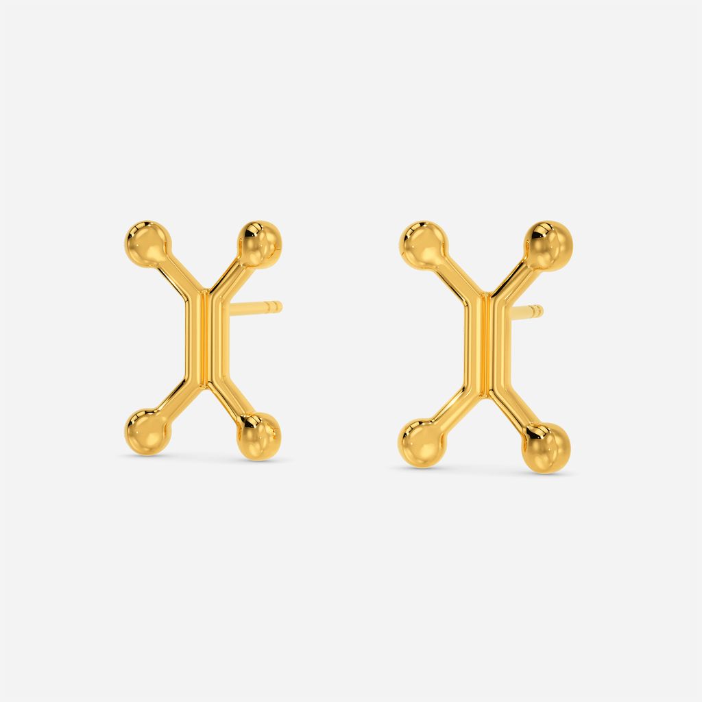 From The Future Gold Earrings