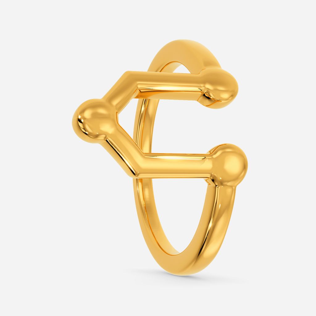 Cosmic Cyber Gold Rings image