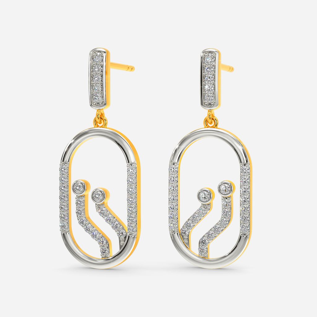 Stellar Cyber Diamond Earrings