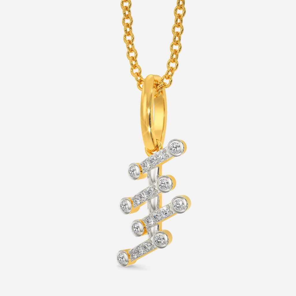 Sci Grid Diamond Pendants