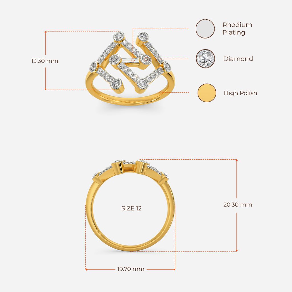 Static Glitch Diamond Rings image