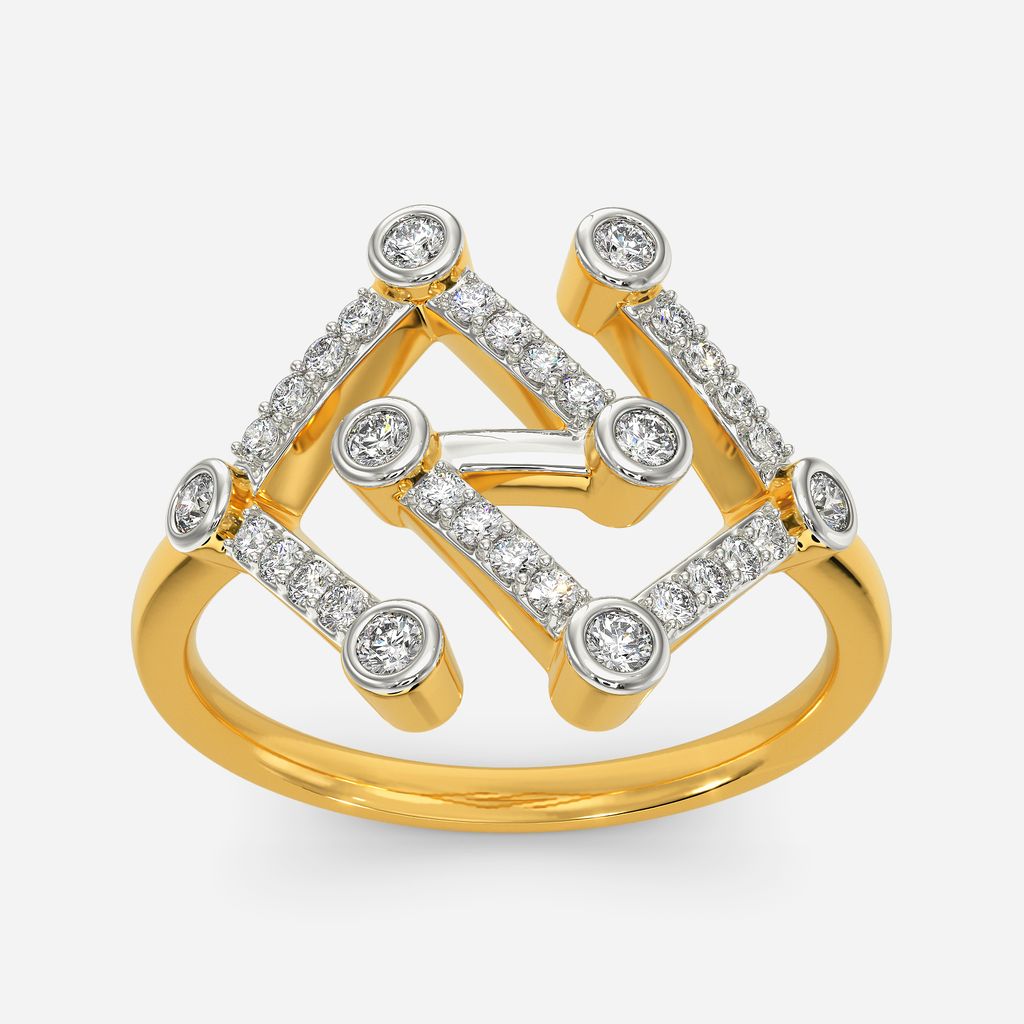 Static Glitch Diamond Rings alternate view 3