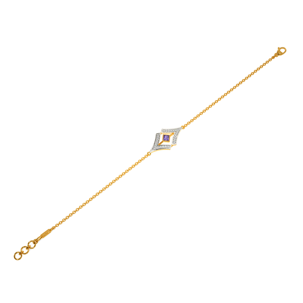 Bling In Purple Diamond Bracelets