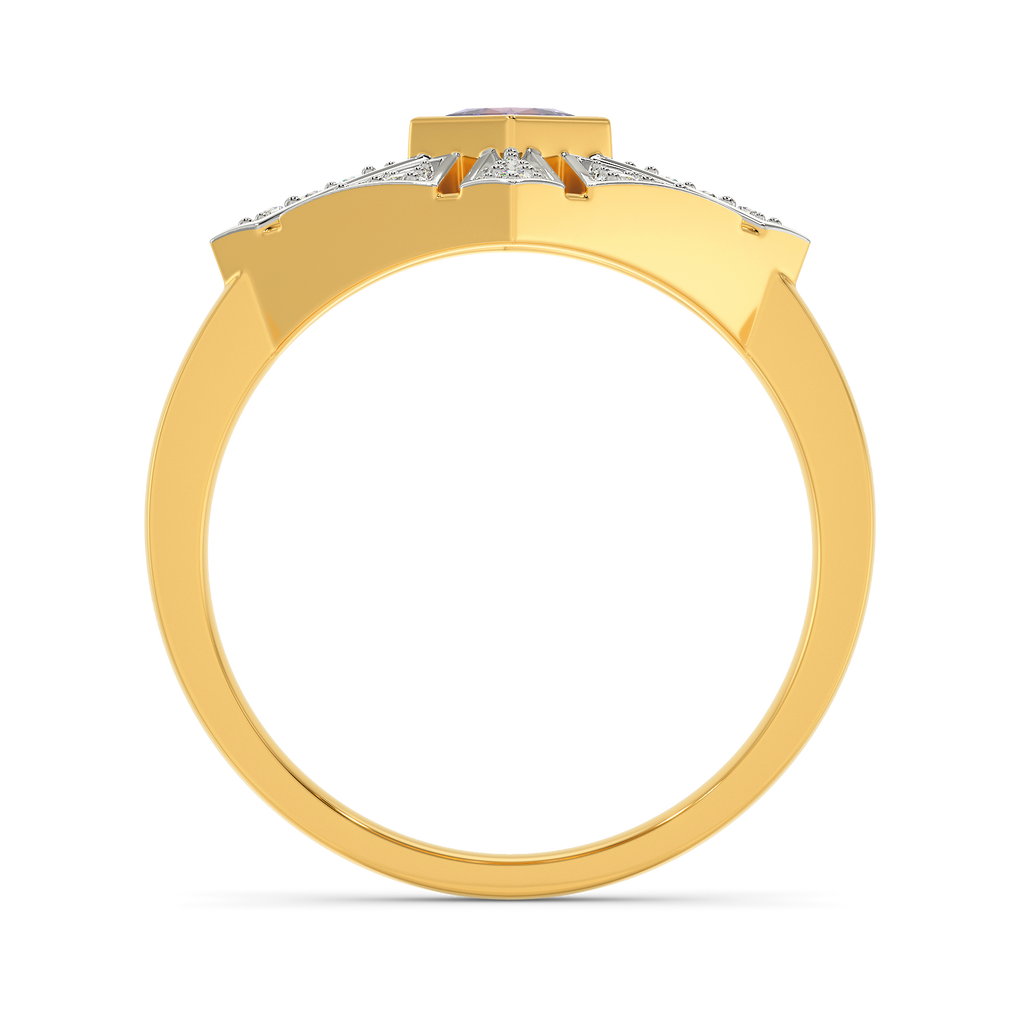 Purple Perfect Diamond Rings image