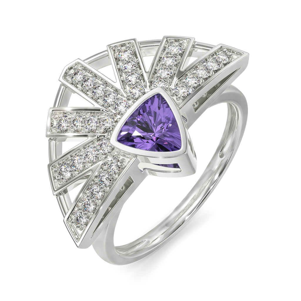 Purple Winter Diamond Rings alternate view 3