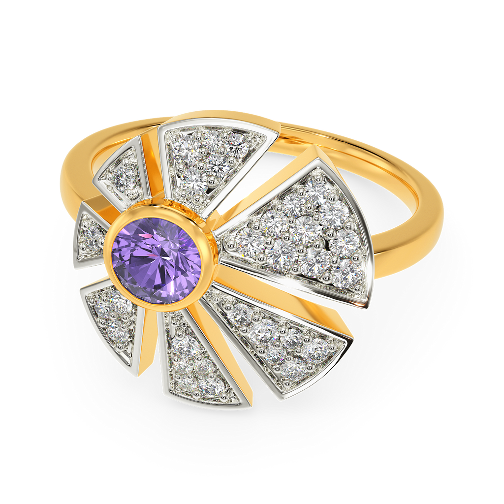 Viola Dreams Diamond Rings alternate view 2