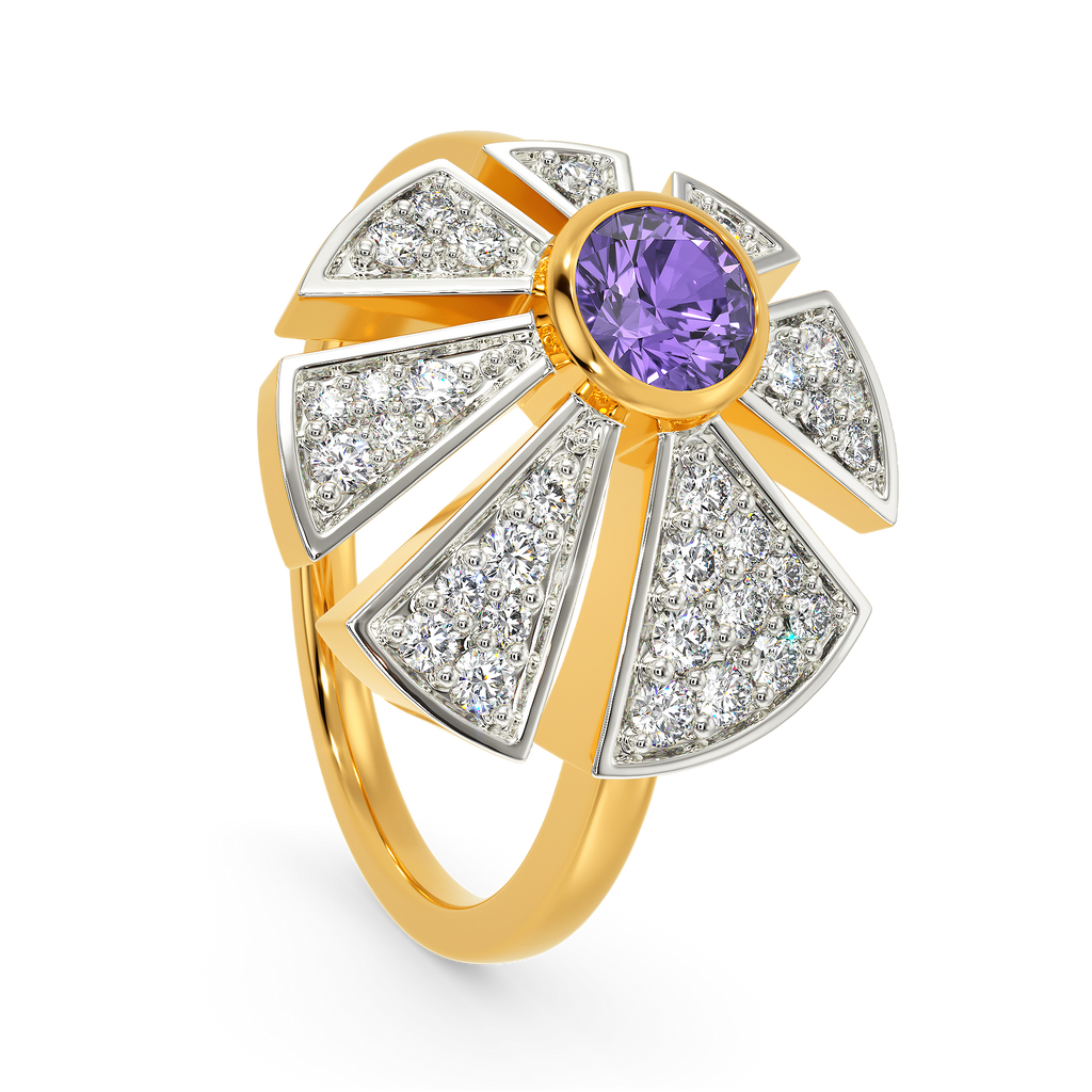 Viola Dreams Diamond Rings image