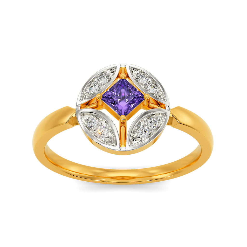 Beguiling Violet Diamond Rings alternate view 3