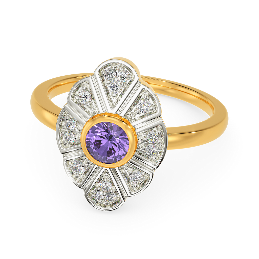 Lady Violet Diamond Rings alternate view 2