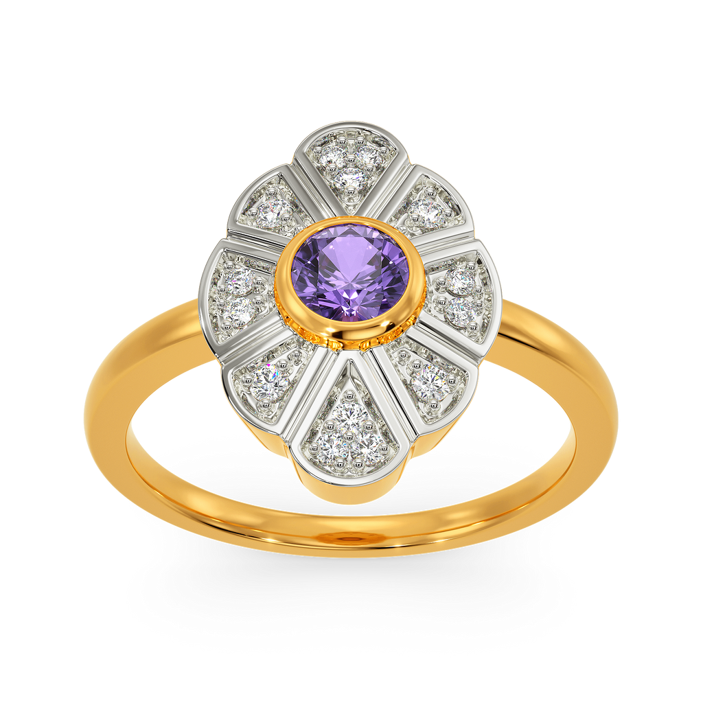 Lady Violet Diamond Rings alternate view 3
