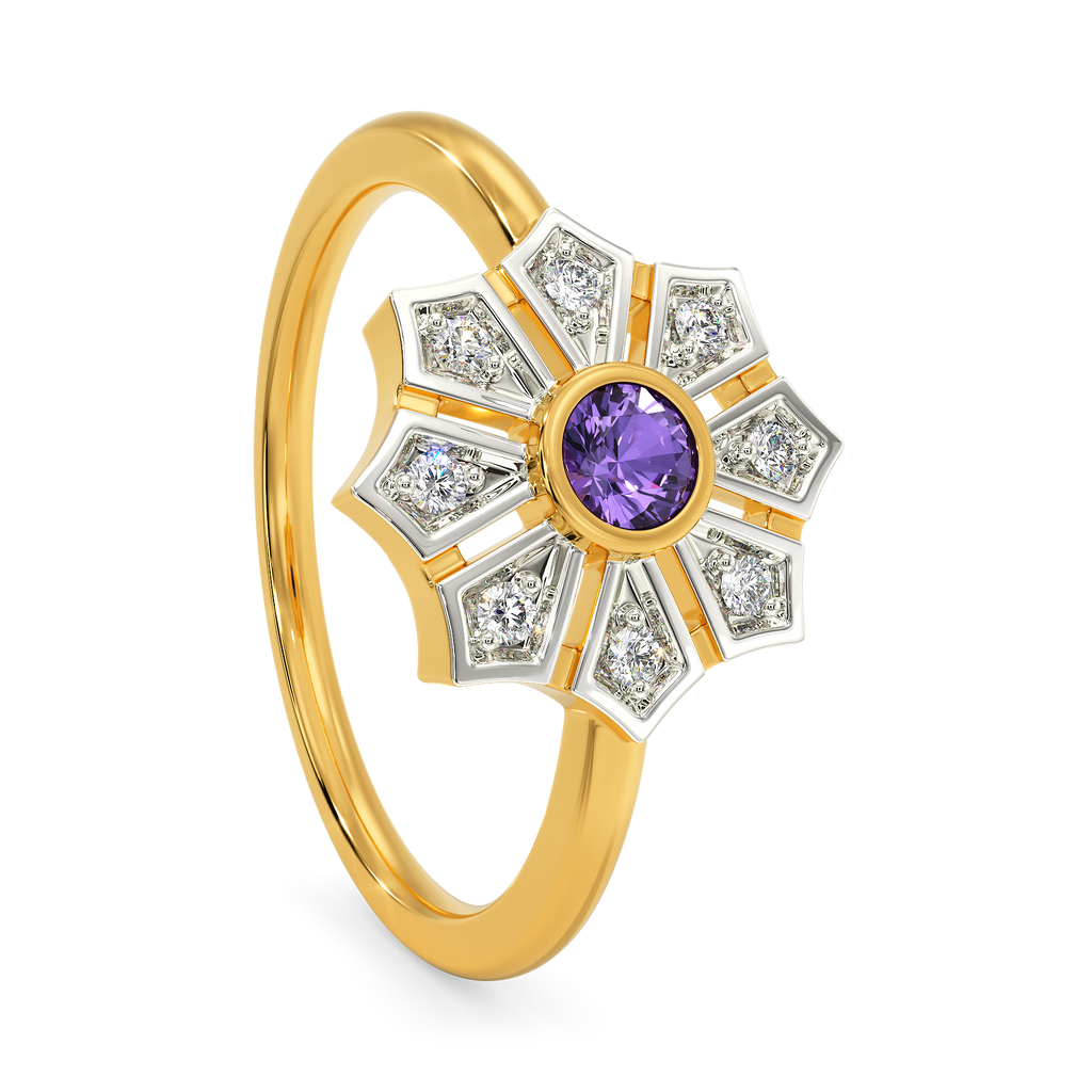 In A Purple Mood Diamond Rings image